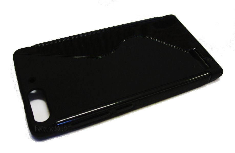 Silkonové pouzdro kryt Lux S Black pro Huawei Ascend G6