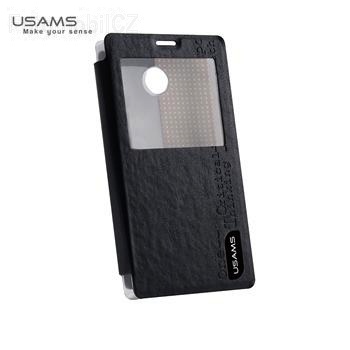 USAMS Merry S-View Pouzdro Black pro Nokia X / X+