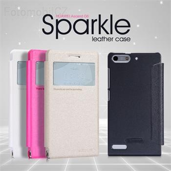Nillkin Sparkle S-View Pouzdro White pro Huawei Ascend G6