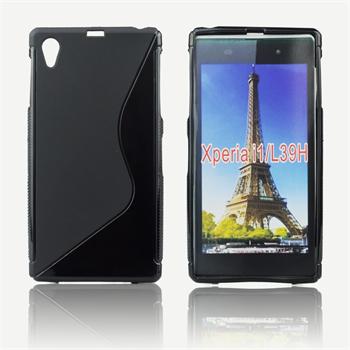 ForCell silkonové pouzdro kryt Lux S Black pro Sony D5503 Z1 Compact