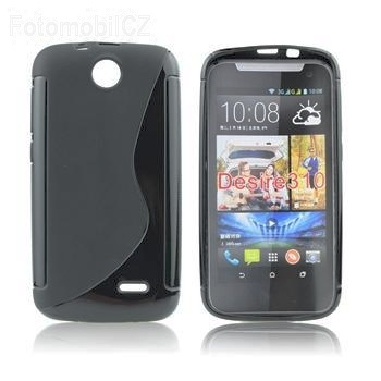 ForCell silkonové pouzdro kryt Lux S Black pro HTC Desire 310