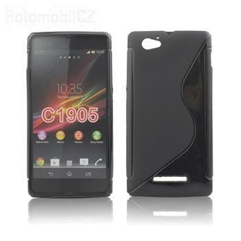 ForCell silkonové pouzdro kryt Lux S Black pro Sony D2303 Xperia M2