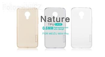 Nillkin Nature TPU průhledné silikonové pouzdro Transparent pro Meizu MX4 Pro