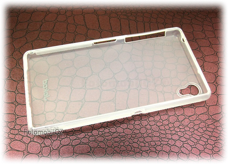 Silikonové pouzdro kryt JEKOD TPU + fólie White pro Sony D6503 Xperia Z2