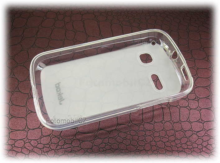 Silikonové pouzdro kryt JEKOD TPU + fólie White pro Alcatel 4033D One Pop C3