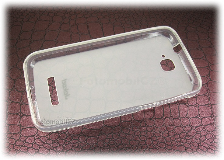 Silikonové pouzdro kryt JEKOD TPU + fólie White pro Alcatel 7040 One Pop C7
