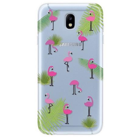 Silikonové TPU pouzdro pro Samsung J730F Galaxy J7 2017, Flamingo