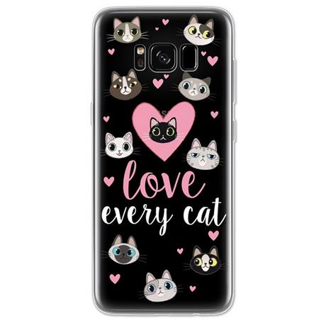 Silikonové TPU pouzdro pro Samsung G950F Galaxy S8, Kočky Cats