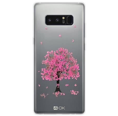 Silikonové TPU pouzdro pro Samsung Galaxy Note 8, Pink Tree
