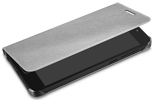 Alcatel A5 LED FlipCase, Silver, FC5051