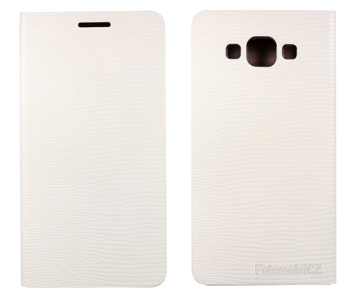 Flipové pouzdro folio knížkové pro Samsung A500F Galaxy A5, bílé