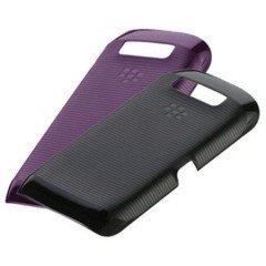 BlackBerry pevný kryt pro BlackBerry Torch 9850 / 9860, bundle černá / purpurová