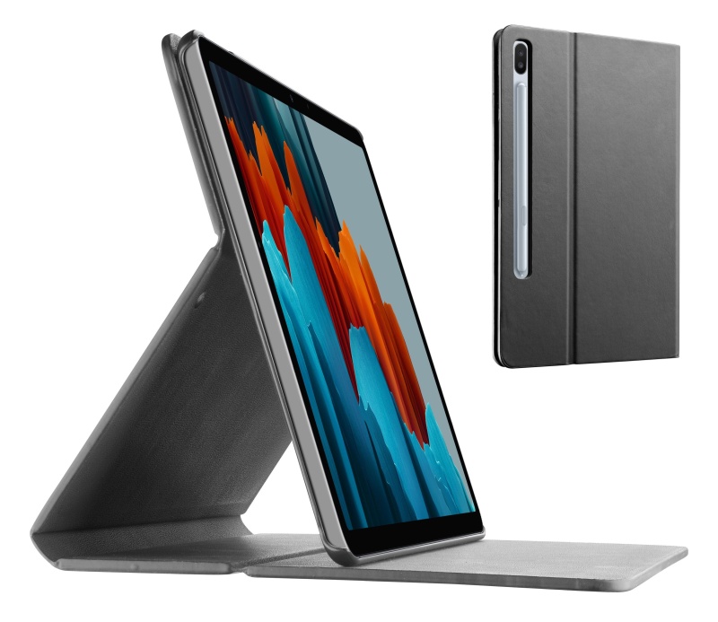 Pouzdro se stojánkem Cellularline Folio pro Samsung Galaxy Tab S7, černé