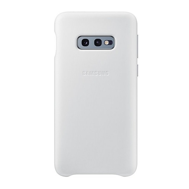 EF-VG970LWE Samsung Leather Cover WHITE bílá barva pro G970 Galaxy S10e