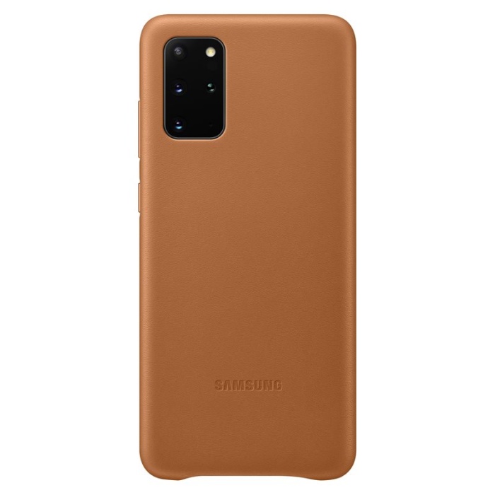 EF-VG985LAE Samsung Kožený Kryt pro Galaxy S20+ Brown