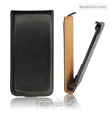 ForCell Slim Flip Pouzdro Black pro LG L70 D320