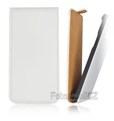 ForCell Slim Flip Pouzdro White pro Samsung Galaxy i8160