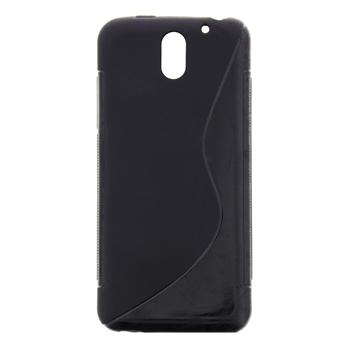 ForCell silkonové pouzdro kryt Lux S Black pro HTC Desire 610