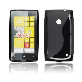 ForCell silkonové pouzdro kryt Lux S Black pro Nokia Lumia 520
