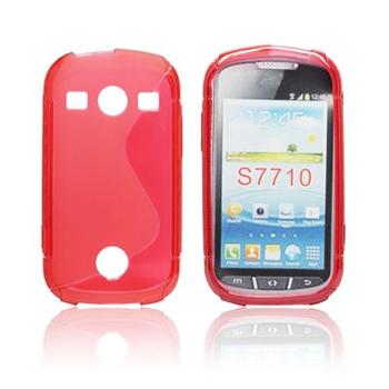 ForCell silkonové pouzdro kryt Lux S Red pro Samsung S7710 Xcover 2