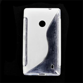 ForCell silkonové pouzdro kryt Lux S Transparent pro Nokia Lumia 520
