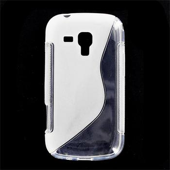Silkonové pouzdro kryt Lux S Transparent pro Samsung S7560, S7562, S7580, S7582 Galaxy Trend