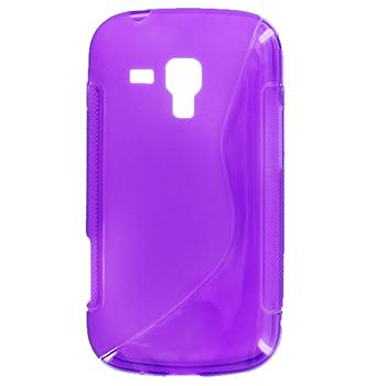 Silkonové pouzdro kryt Lux S Violet pro Samsung S7560, S7562, S7580, S7582 Galaxy Trend