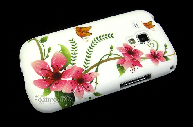 ForCell silkonové pouzdro kryt Lux S White vzor2 pro Samsung S7560, S7562, S7580, S7582 Galaxy Trend