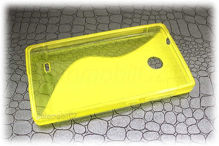 ForCell silkonové pouzdro kryt Lux S Yellow pro Nokia X