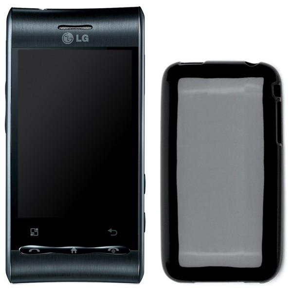 CELLY Gelskin, silikonový obal pouzdro pro LG GT540, černý