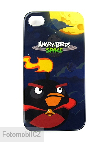 Gear4 zadní kryt Angry Birds Space Black Bird pro iPhone 4/4S