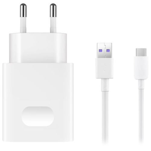 Huawei Originální Cestovní nabíječka AP81 + Type C Dat. Kabel HL1289 WHITE bílá barva (Bulk)