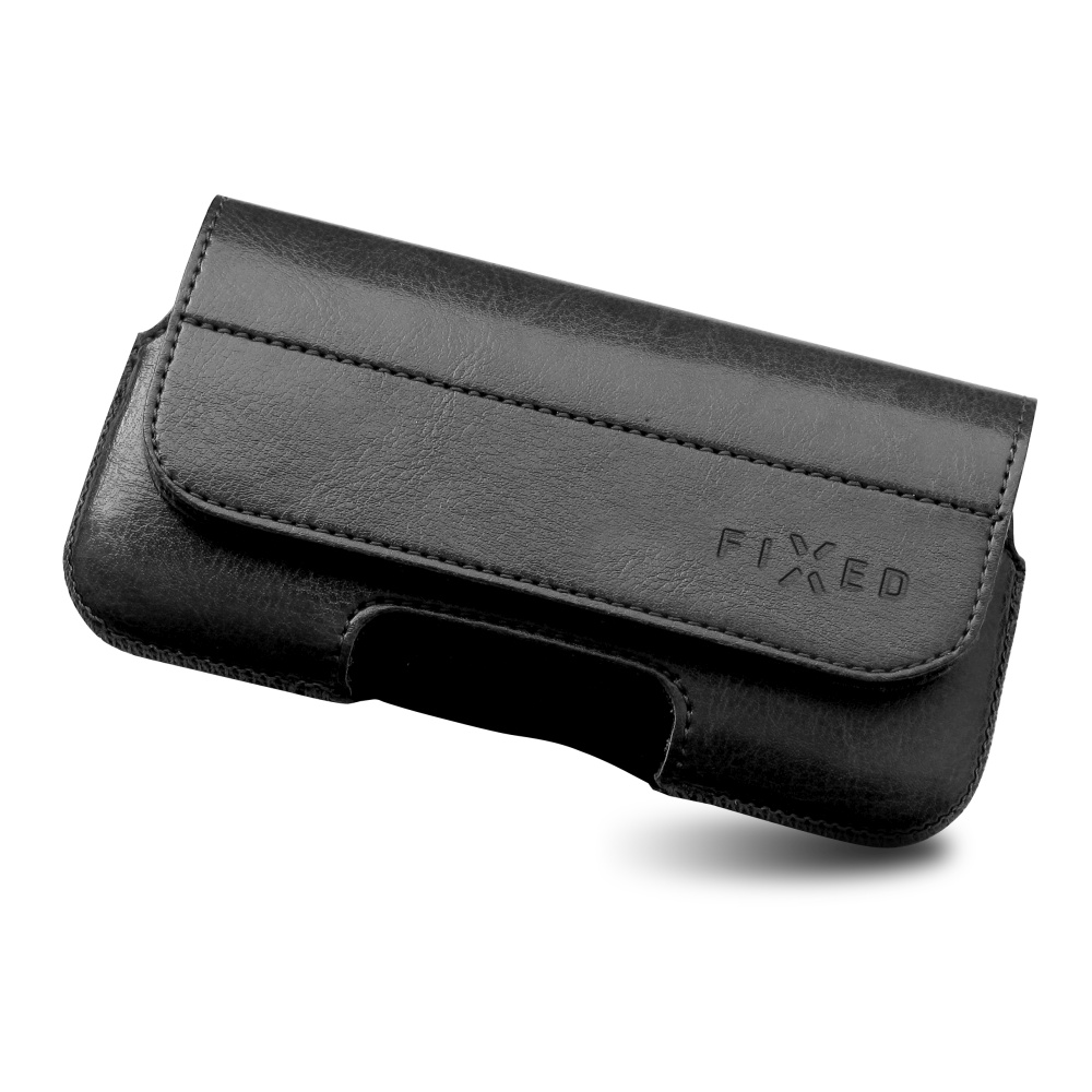Horizontální pouzdro FIXED Sarif se zavíráním, velikost 5XL, černé