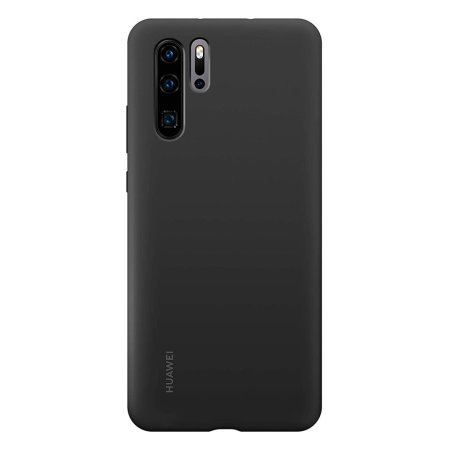 Huawei Original Silicone Case Black for Huawei P30 Pro