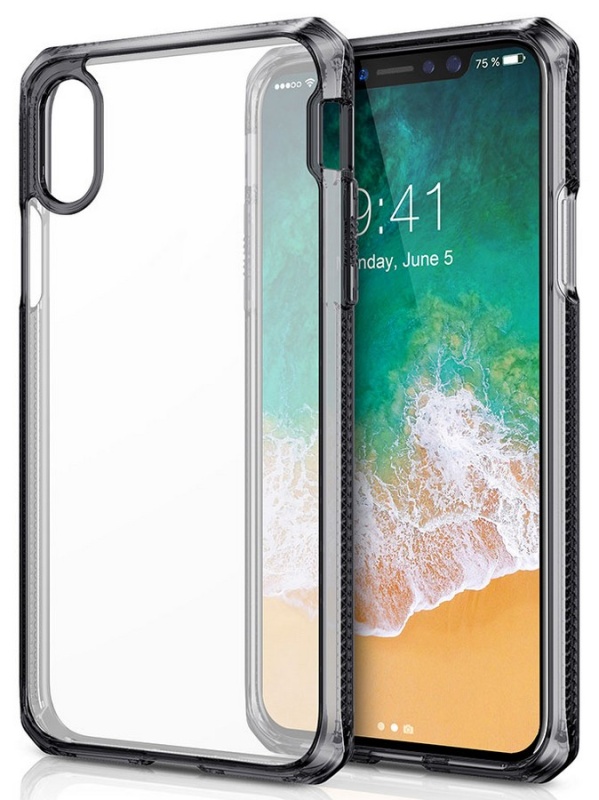 Kryt ITSKINS Hybrid MKII 2m Drop Black pro iPhone X / XS