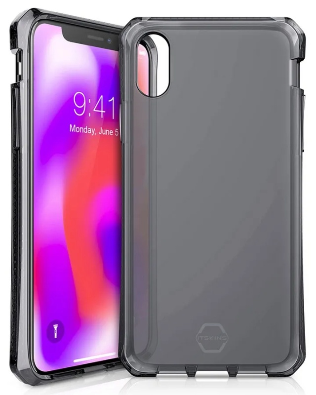 Odolné silikonové pouzdro ITSKINS Spectrum 2m iPhone XR, Black