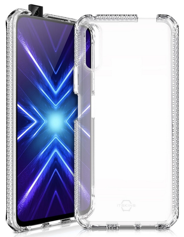 Odolné silikonové pouzdro ITSKINS Spectrum gel 2m Drop pro Honor 9X, Clear