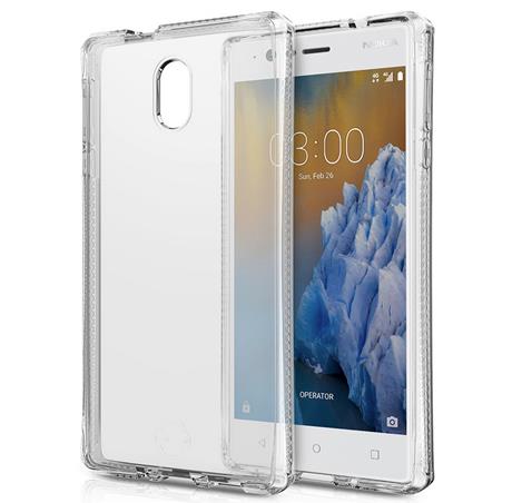 ITSKINS Spectrum gel 2m Drop silikonové pouzdro pro Nokia 3, Clear
