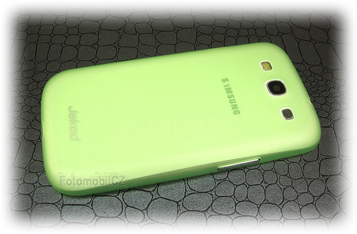 Pouzdro JEKOD PP ultratenký 0,3 mm kryt zelený + fólie pro Samsung i9300 Galaxy S3, i9301 S3 Neo