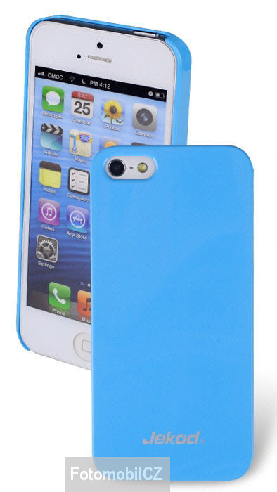 JEKOD Shiny Pouzdro Blue pro iPhone 5