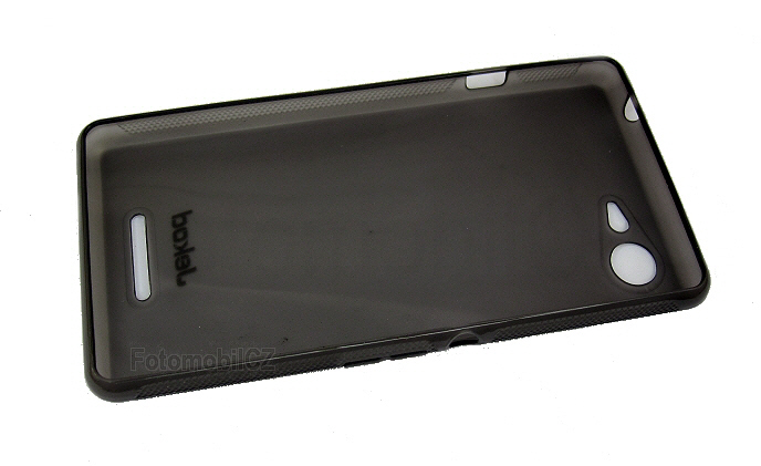 Silikonové pouzdro kryt JEKOD TPU + fólie Black pro Sony D2203 Xperia E3