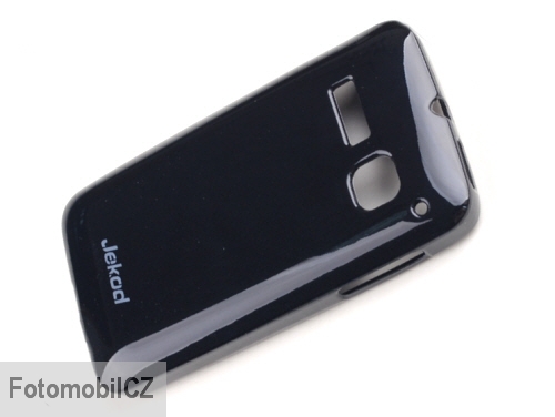 Silikonové pouzdro kryt JEKOD TPU + fólie Black pro Alcatel S´Pop 4030D