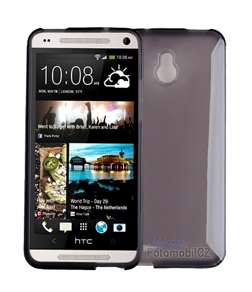 Silikonové pouzdro kryt JEKOD TPU + fólie Black pro HTC ONE mini /M4