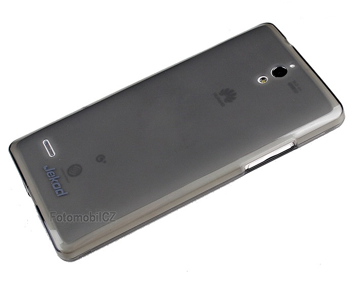 Silikonové pouzdro kryt JEKOD TPU + fólie Black pro Huawei Ascend G700
