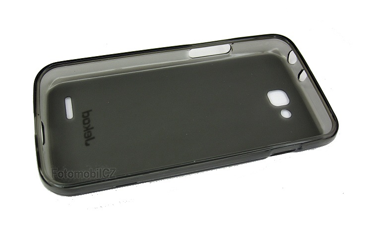 Silikonové pouzdro kryt JEKOD TPU + fólie Black pro LG D410 L90