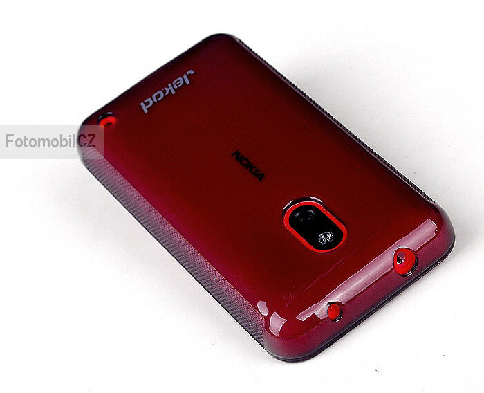 Silikonové pouzdro kryt JEKOD TPU + fólie Black pro Nokia Lumia 620