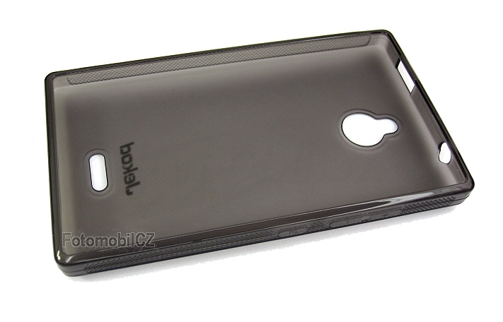 Silikonové pouzdro kryt JEKOD TPU + fólie Black pro Nokia X2