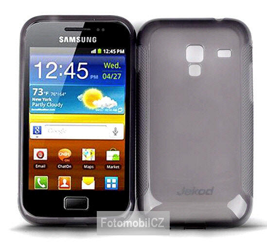 Silikonové ochranné pouzdro JEKOD TPU + fólie  Black pro Samsung S7500 Ace Plus