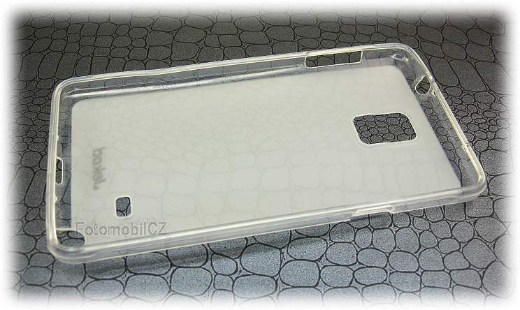 Silikonové pouzdro kryt JEKOD TPU + fólie White pro Samsung N9100 Galaxy Note 4