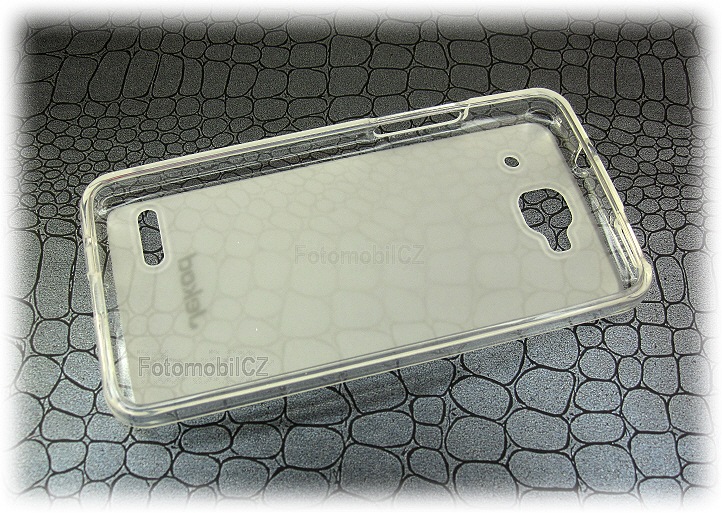 Silikonové pouzdro kryt JEKOD TPU + fólie White pro Alcatel 6012D One Touch Idol Mini